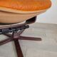 Fauteuil lounge vintage Göte Mobler 1960 pivotant et inclinable