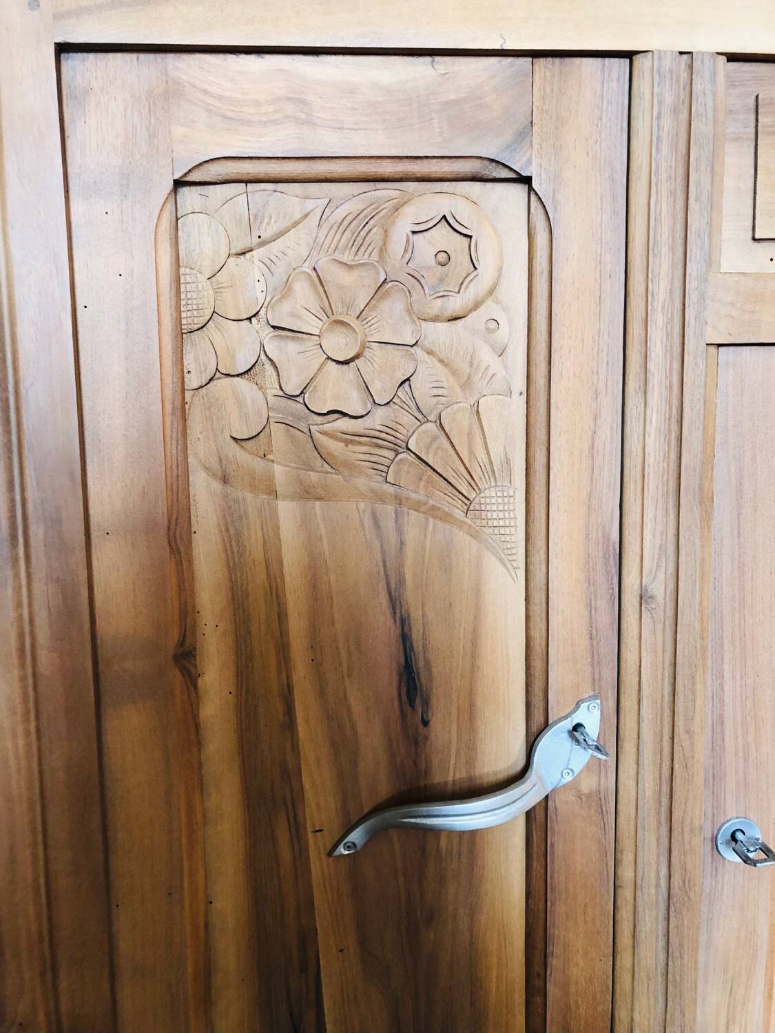 Art deco walnut sideboard