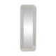 Rectangular mirror, polished metal. Italy, 1970s