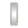Rectangular mirror, polished metal. Italy, 1970s