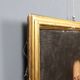 Ancient painting, portrait of a clergyman, oil on canvas, 18th century.