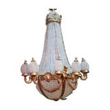 Large chandelier with grapevines