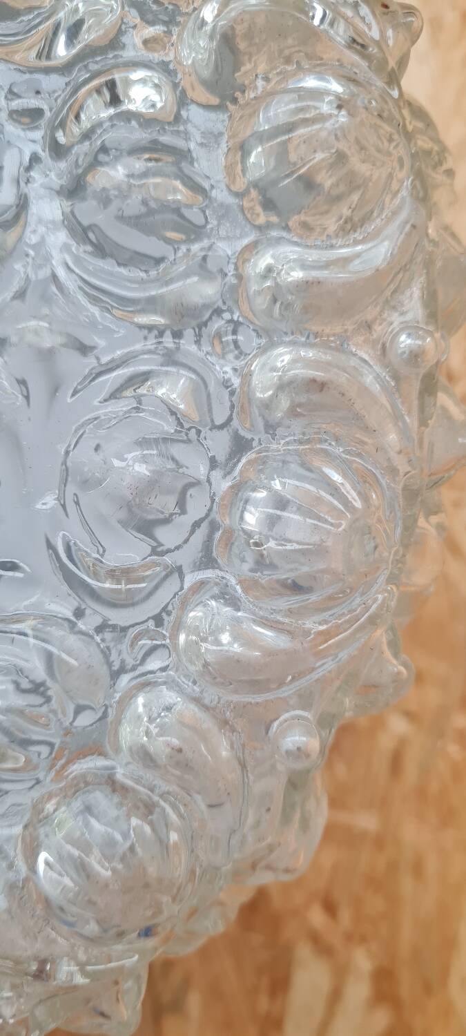 Chiseled glass ceiling light