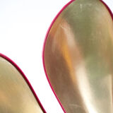 Large double corolla lotus hanging lamp