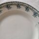 Ensemble de 6 assiettes plates terre de fer St Amand 4006