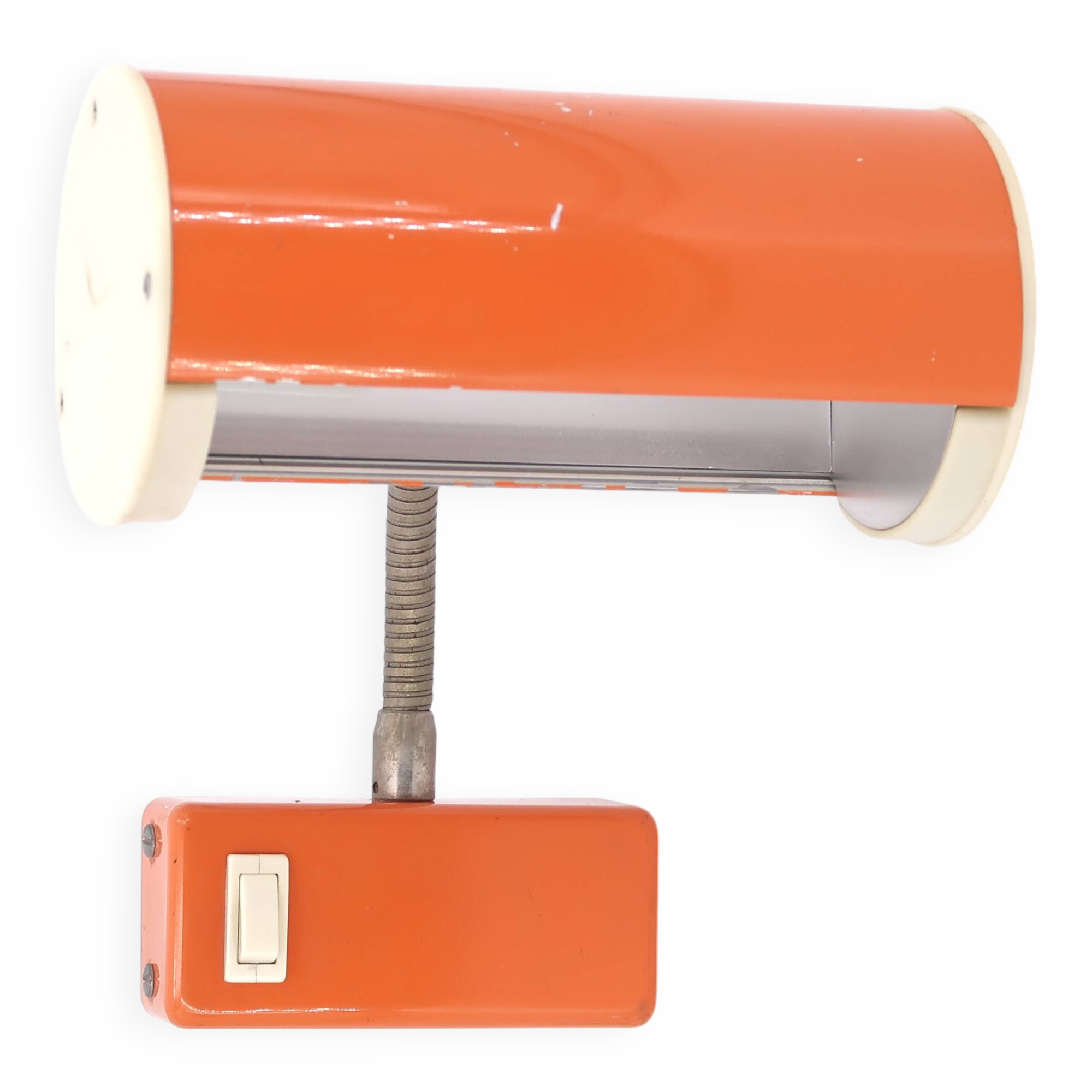 Swedish orange wall light Ateljé Lyktan Ahus, 70s