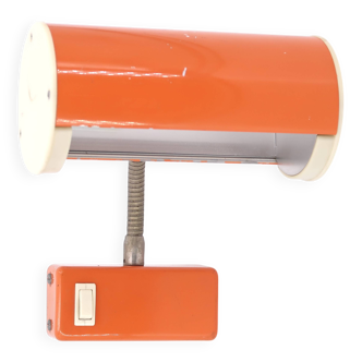 Swedish orange wall light Ateljé Lyktan Ahus, 70s
