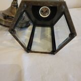 Hexagonal suspension in copper and glass