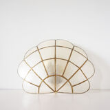 Vintage mother-of-pearl shell sconce