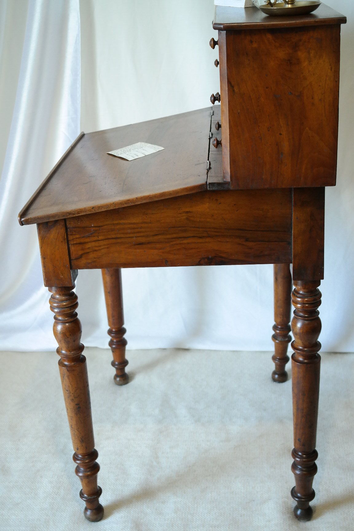 Secretary desk happiness of the day Louis Phillipe in walnut