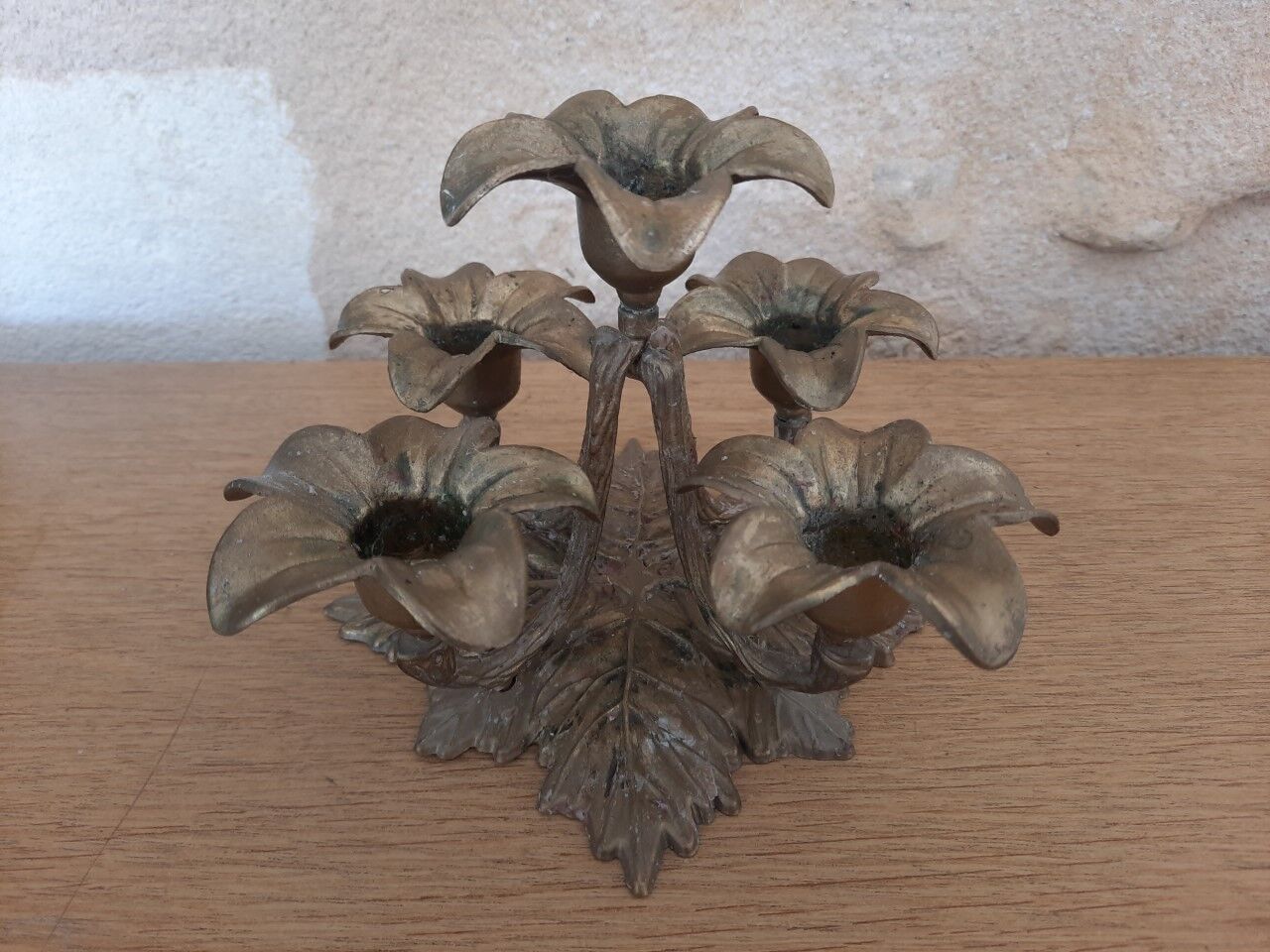Antique candle holder