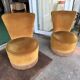 Pair of toad armchairs