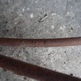 Set of three sculptural iron chairs