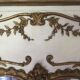 Trumeau style Louis XV 18th-century mirror bevelled white ivory gilding