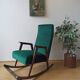 Fauteuil à bascule vintage des années 50.
