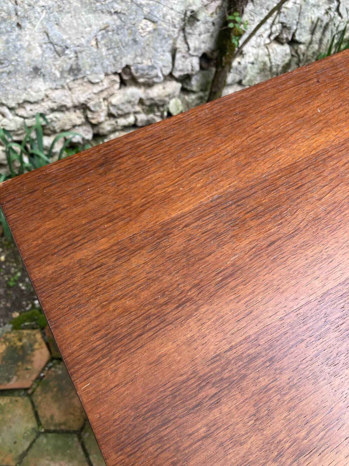 Vintage chest of drawers with tapered legs