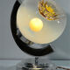 Table lamp with large Murano globe from the 1970s.