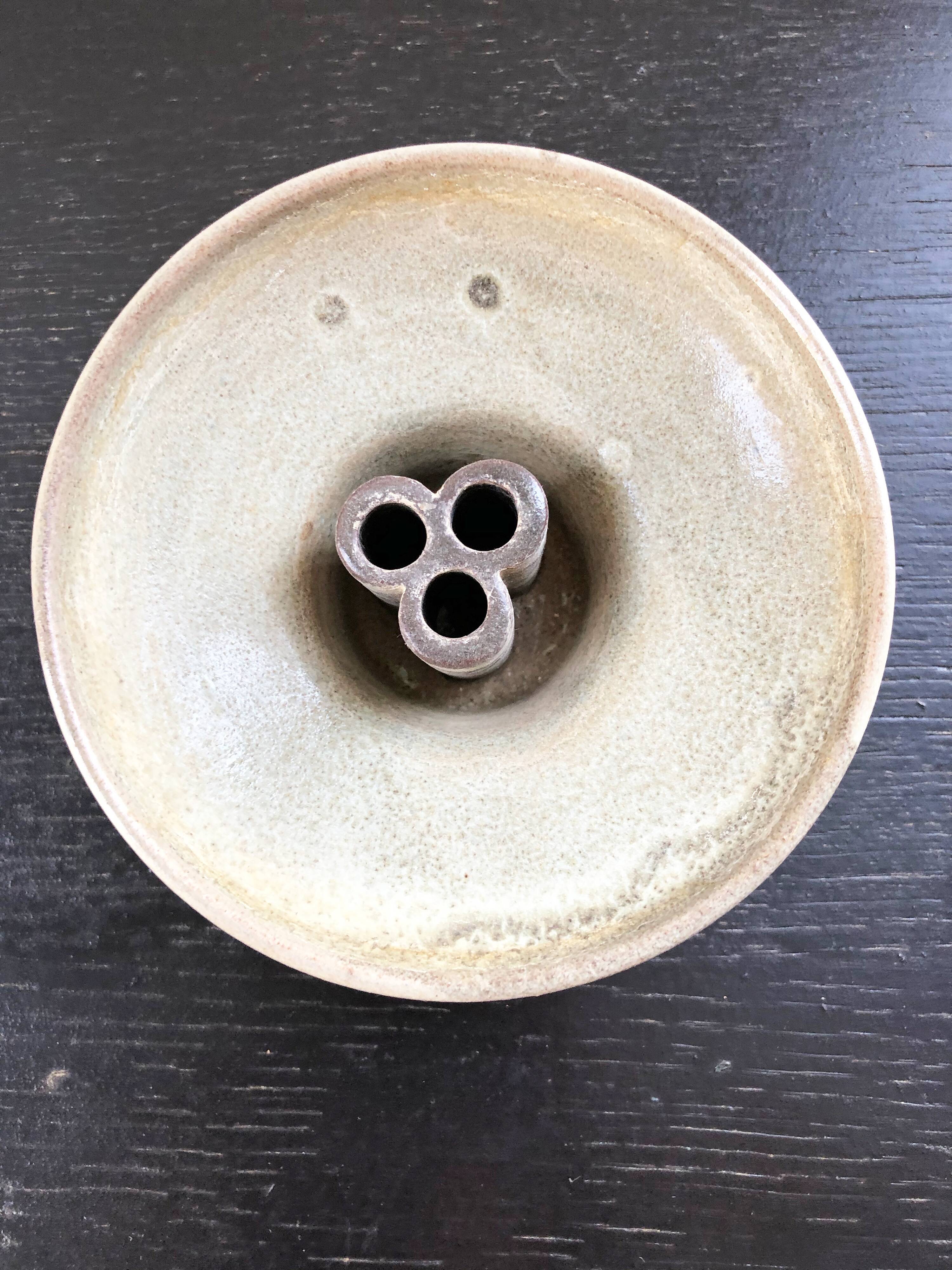 Scandinavian ceramic candlestick