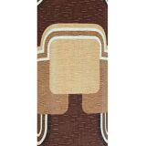 Sessile lampshade H78 D30 - retro 1970s fabric