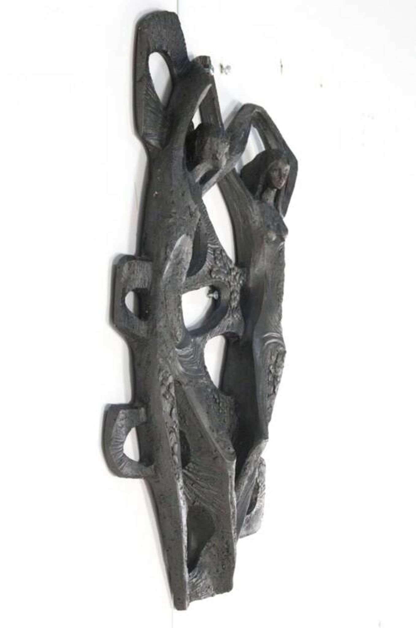 Brutalist Ars Munda resin wall decoration dancing couple