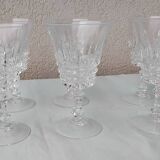 Crystal footed glasses
