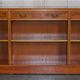 Vintage yew wood library/buffet with three drawers.