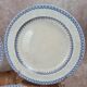 Set of 3 large antique plates, W. Adams & Sons, Etruscan Border design, Victorian Era.