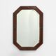 Miroir Art Déco français en bois, vers 1920