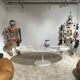 Oval Tulip Marble Table by Saarinen for Knoll - 244 cm