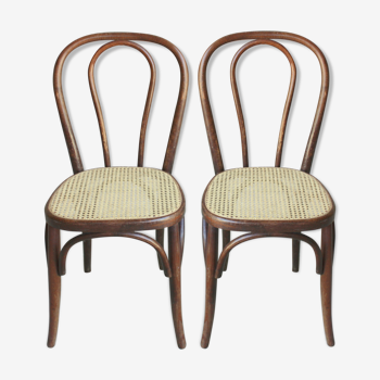 Set de 2 chaises bistrot Thonet