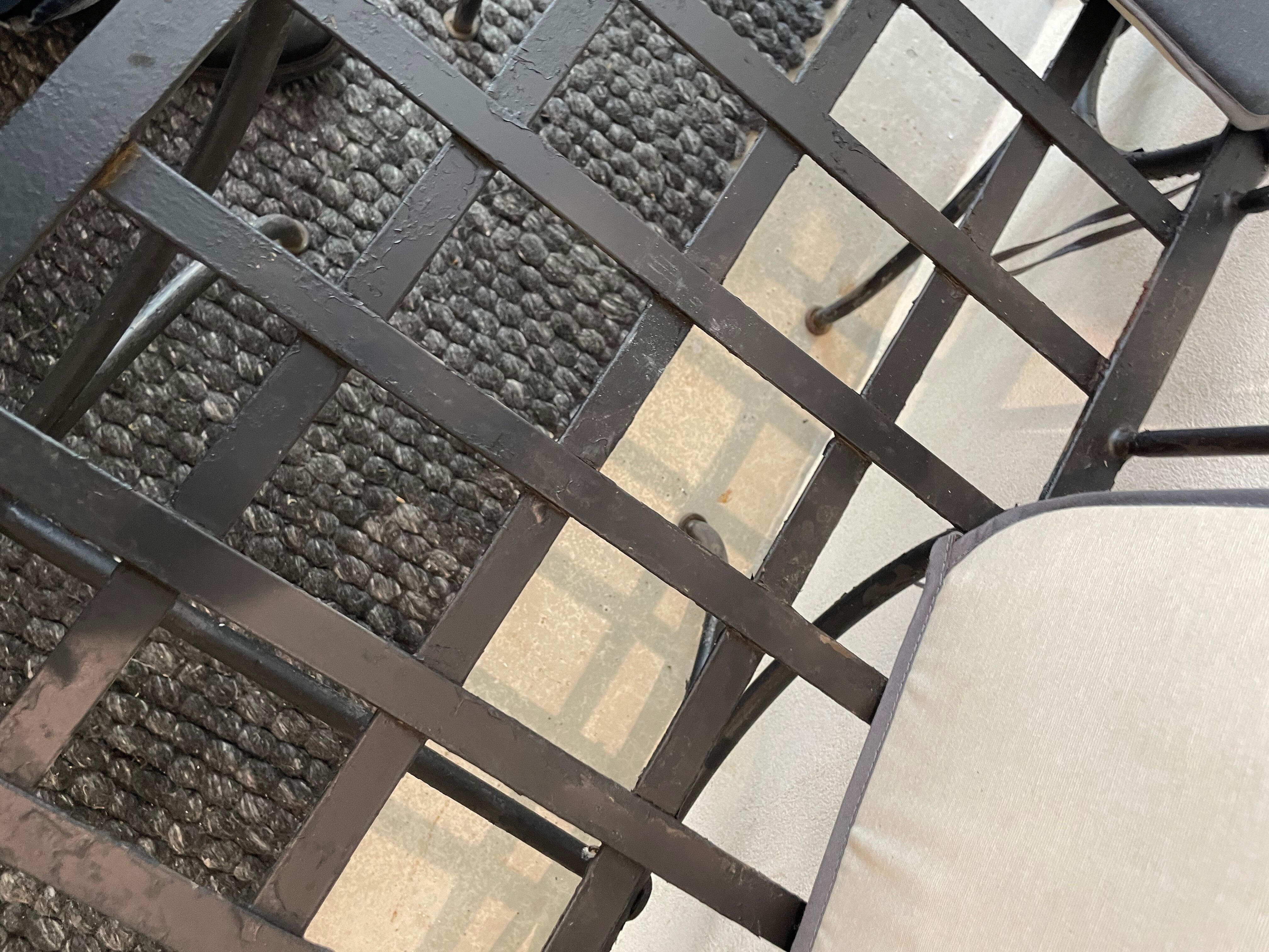 Banc de jardin fer forgé