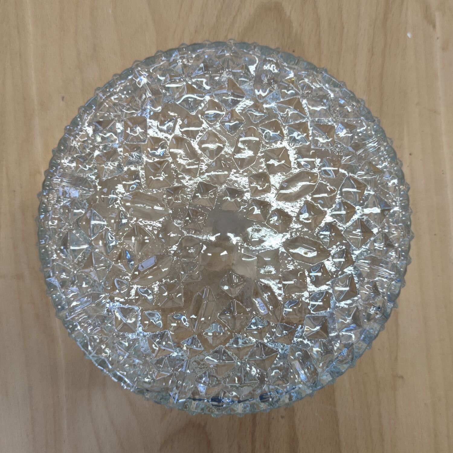 Glass ceiling lamp