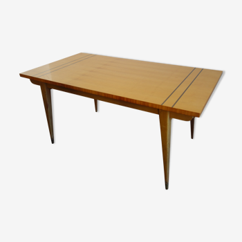 Dining room table with compass legs 50s