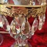 Pair of Michelotti glass lamps