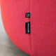 Red Pumpkin chair and ottoman by Pierre Paulin for Ligne Roset