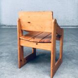 Set of Scandinavian Pine Side Chairs, Sweden, 1960s