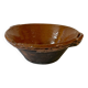 Antique Provençal ceramic tian, or bowl