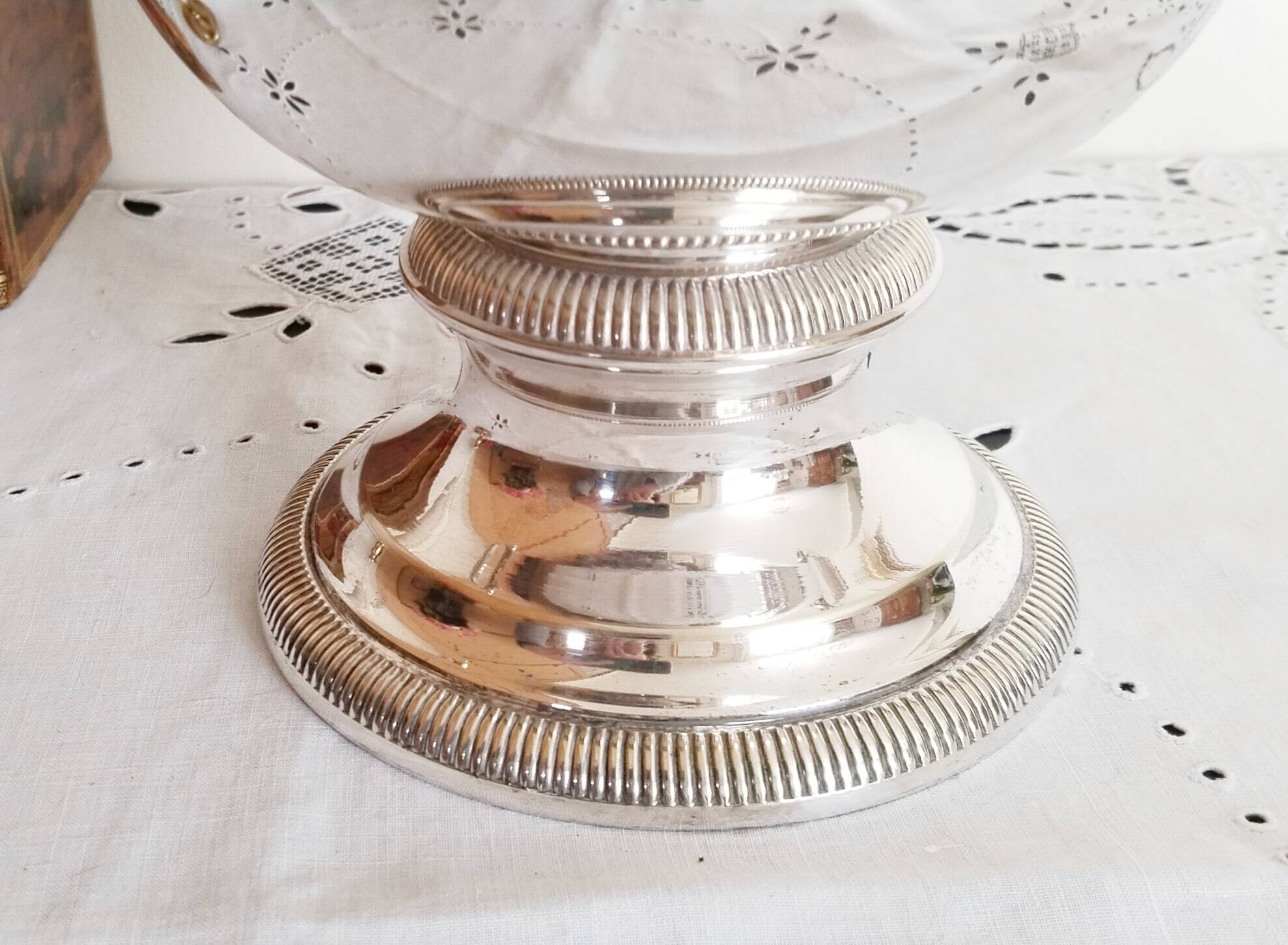 Medici Champagne Bucket in Silver Metal
