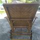 Former rattan and bamboo lounge chair in 1920