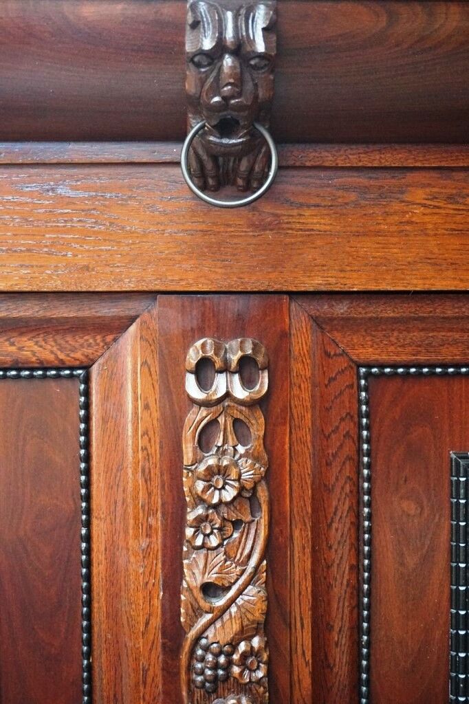 Oak cabinet