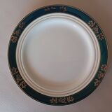 Assiettes plates Céranord, modèle Kléber
