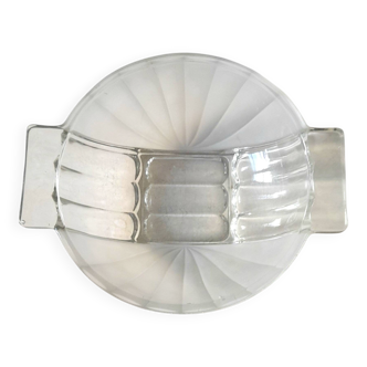 Art Deco glass fruit bowl