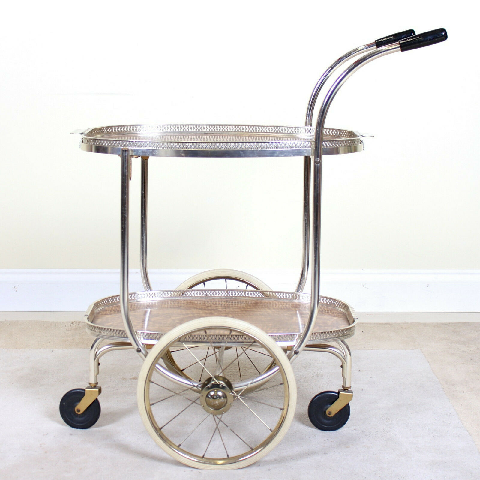 Vintage trolley with two levels
