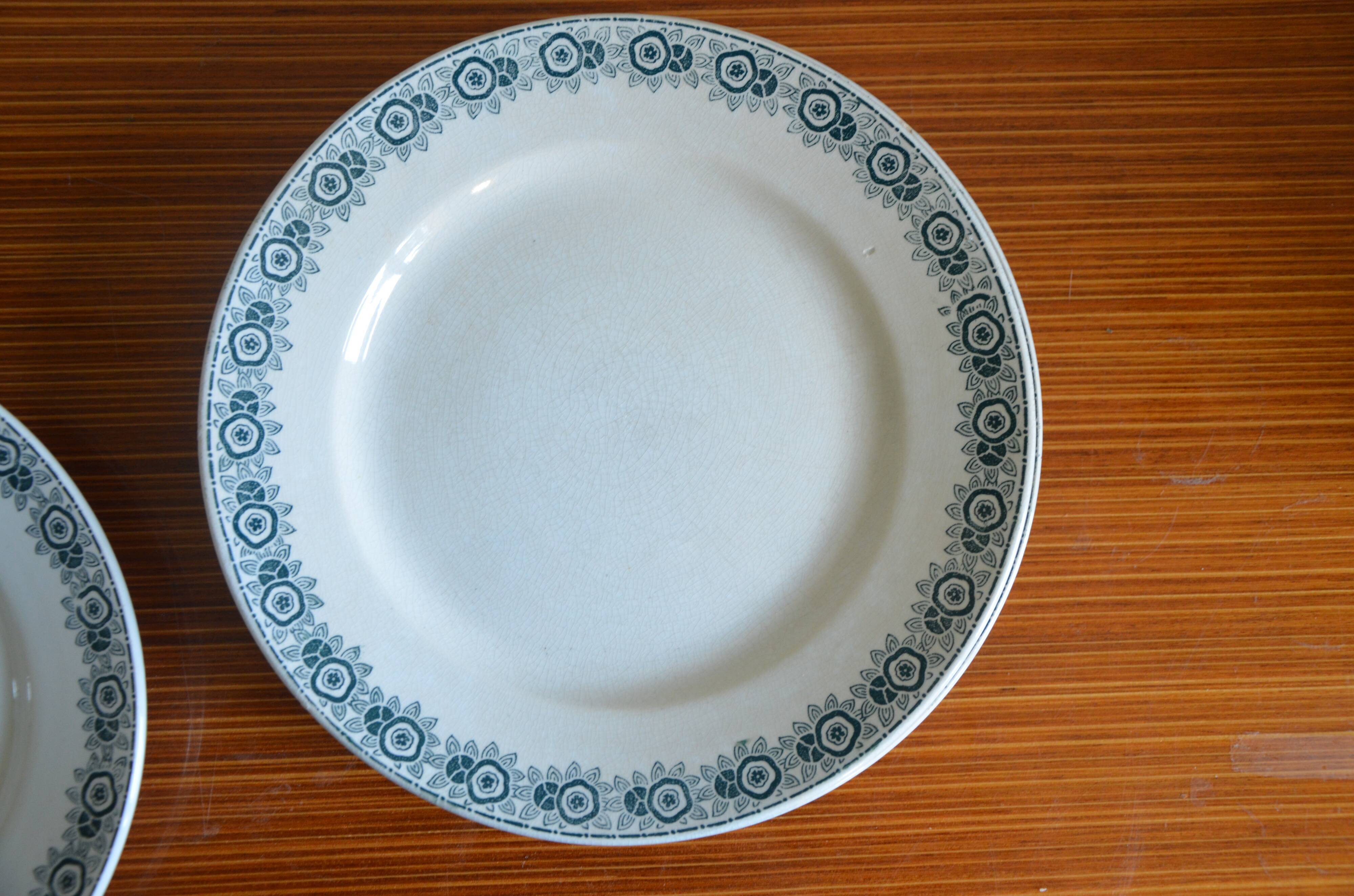 Lot de 6 assiettes Saint Amand collection Ibéria
