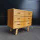 Commode en rotin, années 50