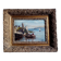 Oil on panel signed ED Géliot - 23 x 33 cm - boat in Brittany