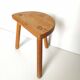Tabouret tripode en bois