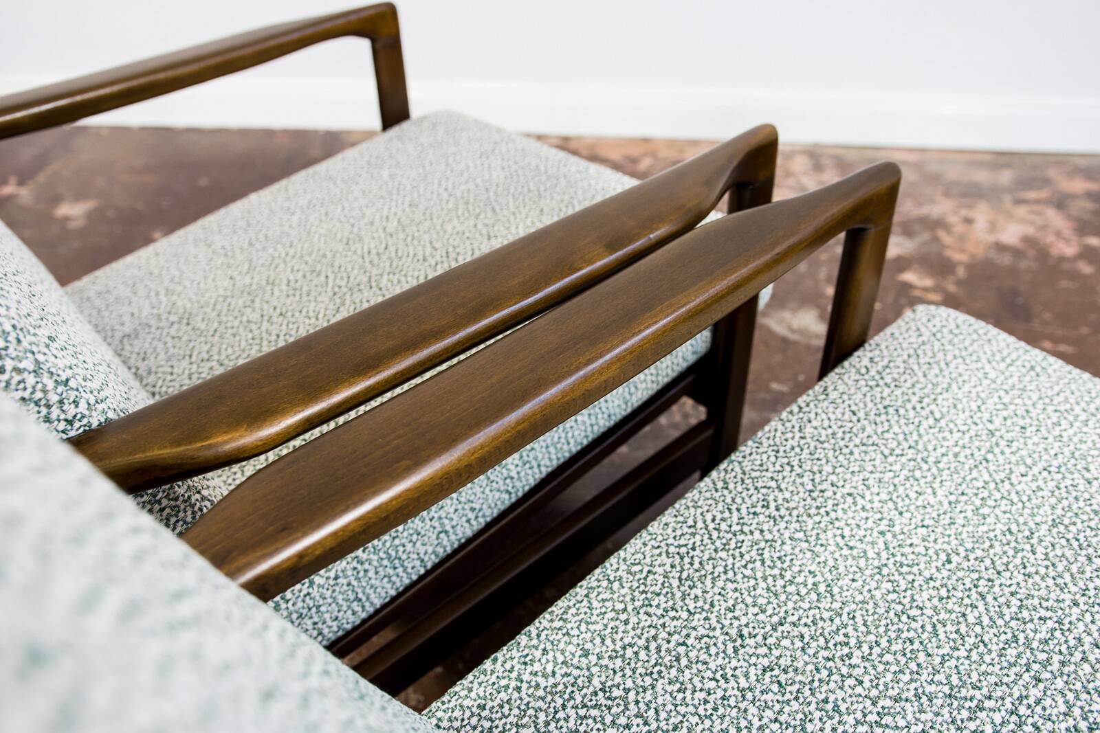 Pair of B7522 armchairs by Zenon Bączyk 1960's