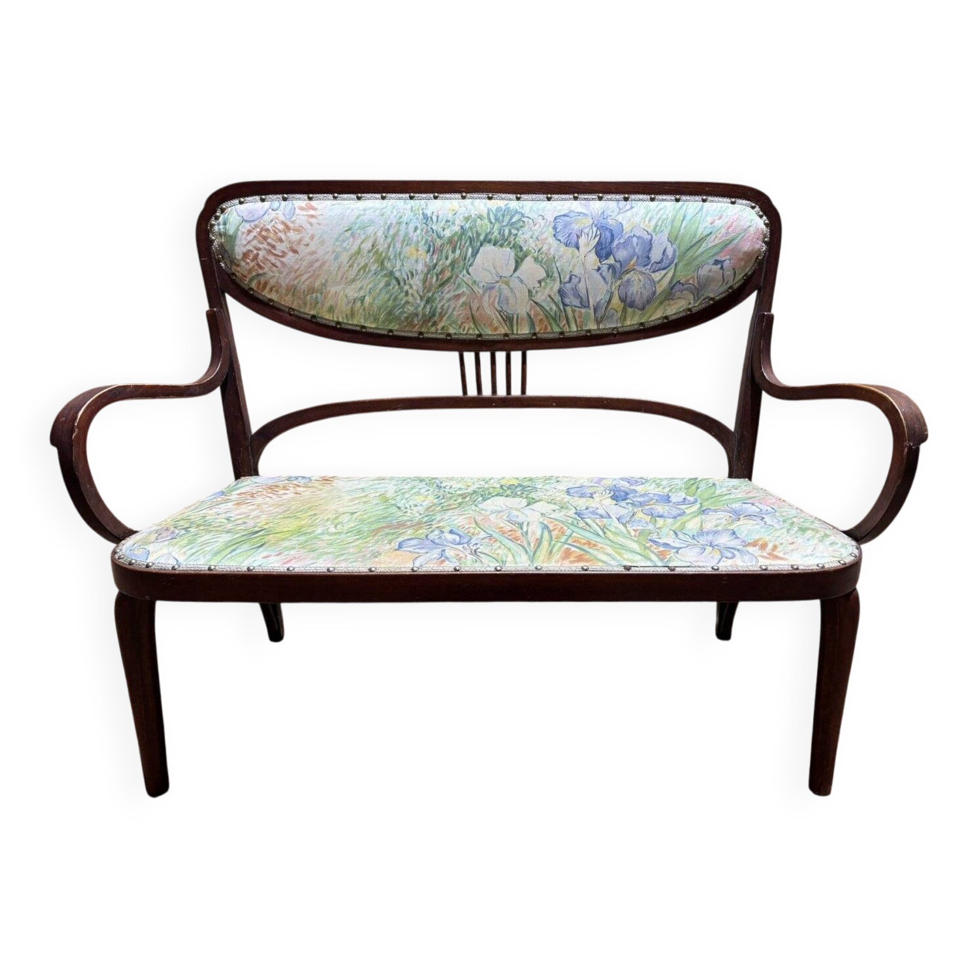 Thonet bench in mahogany