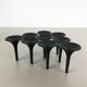 Set of 3 danish candleholder "Hornblower" Christel & Christer Holmgren, 1970s